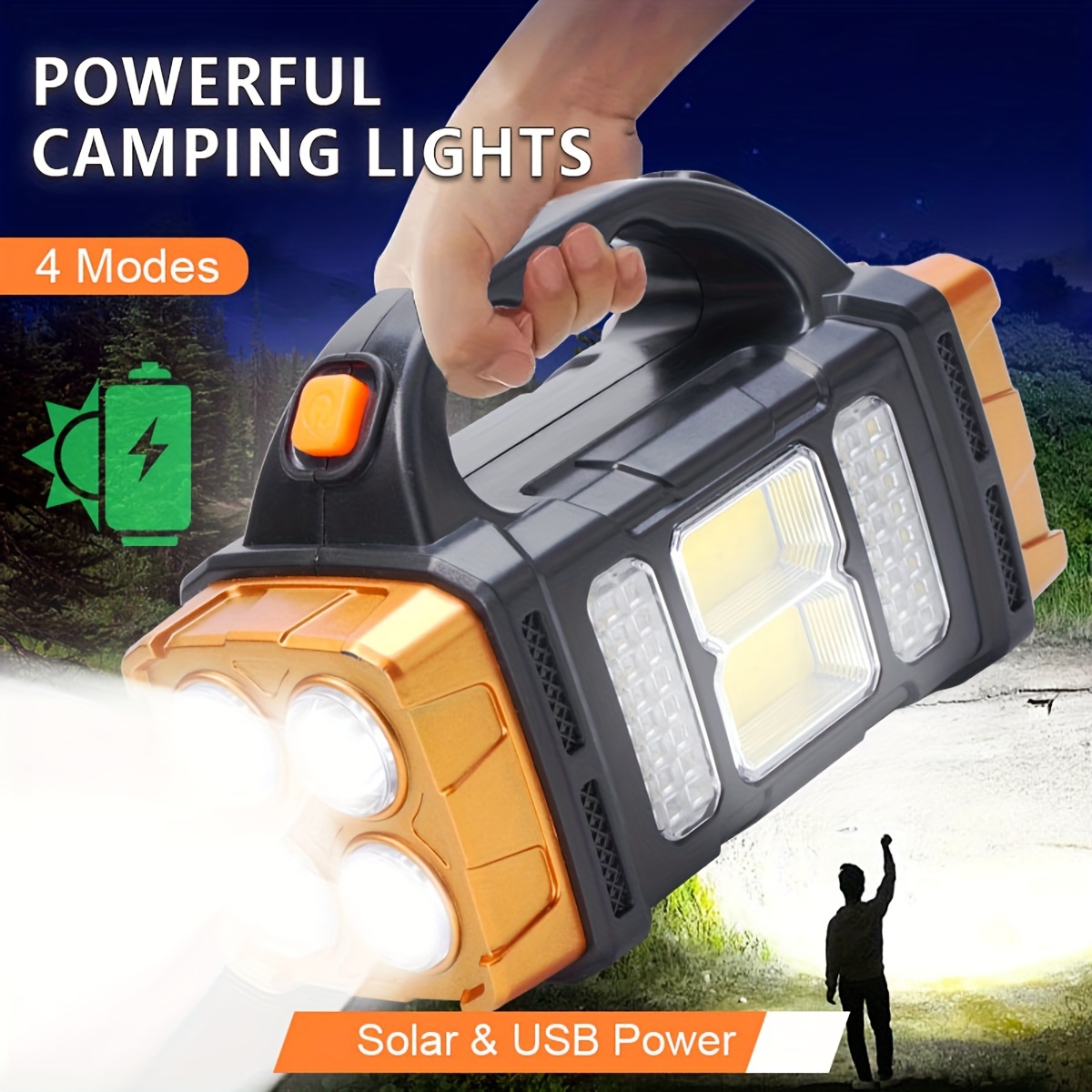 Renewable Energy Solar - Nuova Torcia LED Solare Ricaricabile ad