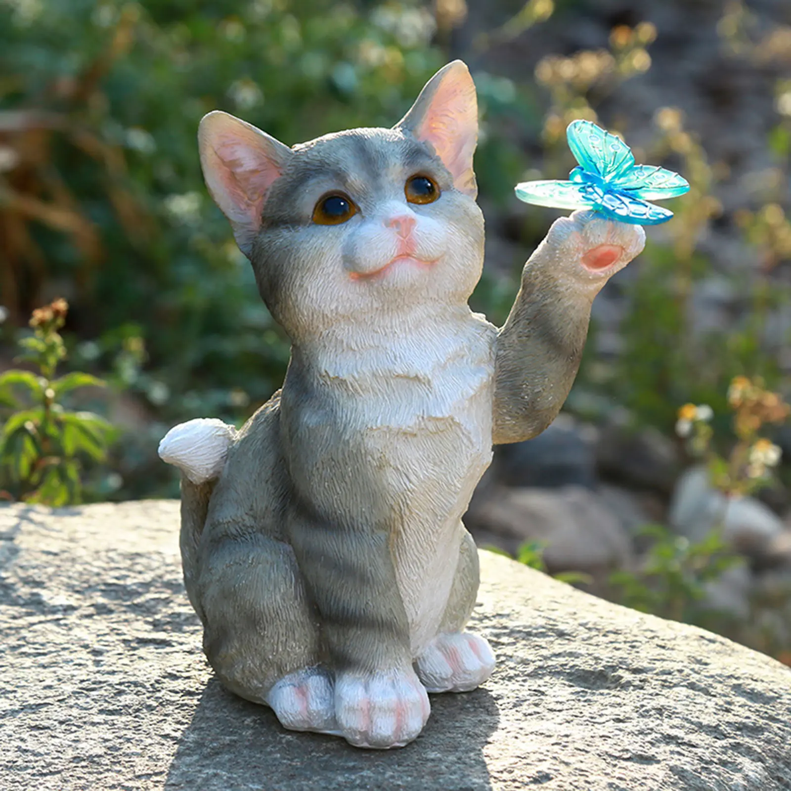 Scultura di gatto all'aperto F - Renewable Energy Solar recensione e prezzo