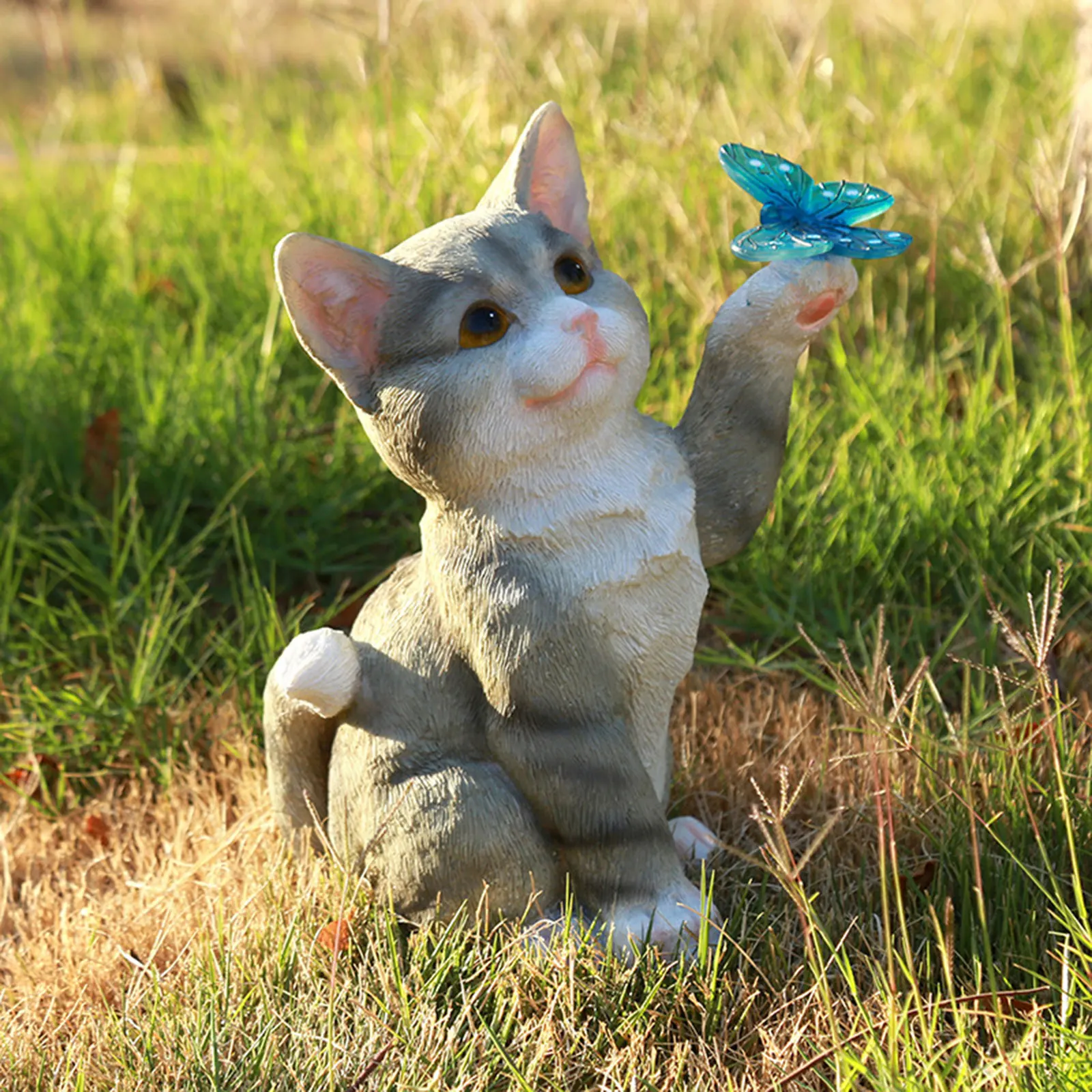 Scultura di gatto all'aperto F - Renewable Energy Solar recensione e prezzo